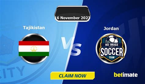 tajikistan vs jordan prediction